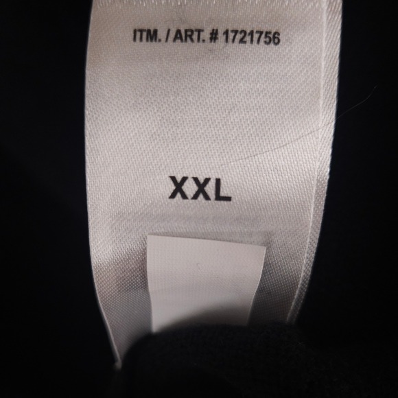 Lucky Brand Sweater Women's XXL Jet Black V-Neck Pullover Cotton Blend Knit NWT - Picture 6 of 9